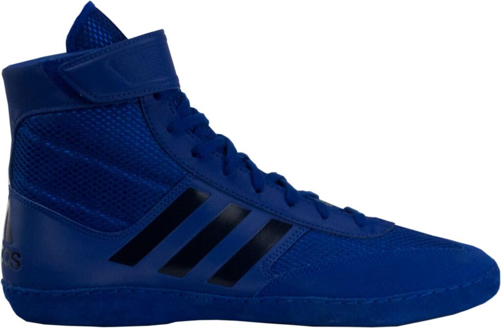 Adidas Combat Speed 5 Wrestling Shoes, color: Royal/Dk Royal - Click Image to Close